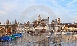 Rapperswil, autumn evening