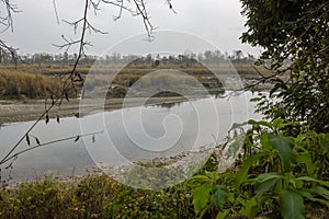 Rapti river of Chitwan national park in Nepal