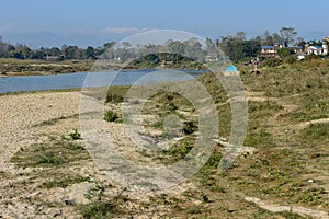 Rapti river of Chitwan national park in Nepal