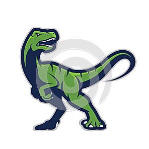 Raptor mascot logo photo