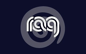 RAQ Creative Unique Modern Letter Logo Design