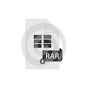 RAR document download file format vecto photo