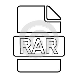 RAR File Format Icon