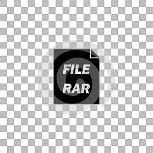 RAR icon flat