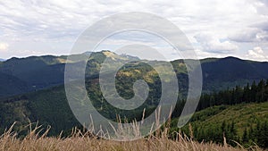 Rarau & Giumalau Mountains in full summer season