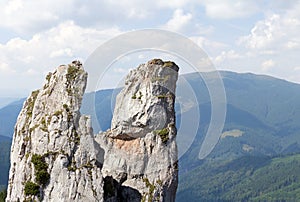 Rarau Mountains and The Lady's Rocks