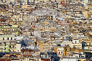 Rare Aerial Birds Eyes View of Thessaloniki city Center