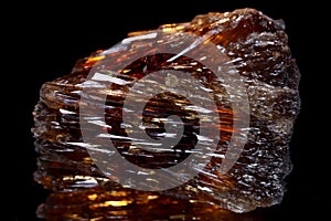 Rare Amber or Golden Brown Calcite Crystal specimen