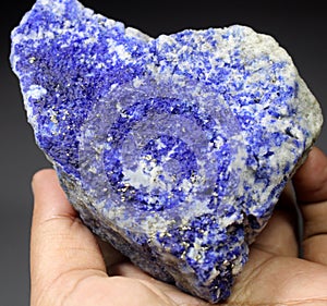 Rare Blue Hauyne Mineral Specimen