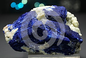 Rare Deep blue Lazurite With Forsterite Specimen