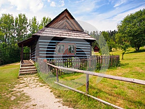 Rare folk house in skansen of Stara Lubovna