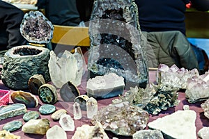 Rare gems and minerals photo