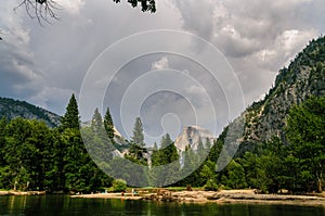 Approaching Thunderstorm over Yosemite Valley