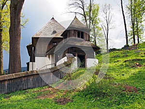 Rare UNESCO church in Lestiny, Orava, Slovakia