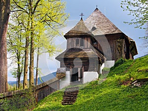 Rare UNESCO church in Lestiny, Slovakia