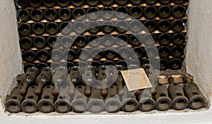 Rare wines in Massandra winery in Crimea