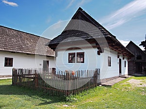 Rare wooden folk house in Pribylina