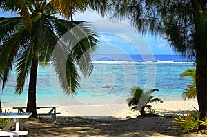 Rarotonga, Cook Islands, Beach and Surf