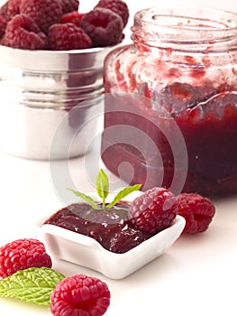 Rasberries jam