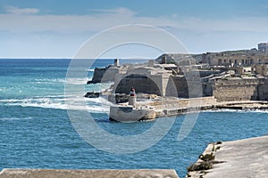 Rascoli East Breakwater and Kalkara Valetta Malta