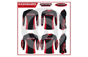 Rashguard custom design template