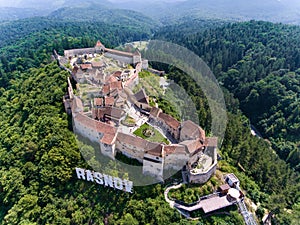 Rasnov Fortress in Brasov, Transylvania, Romania
