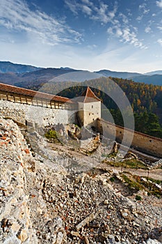 Rasnov fortress in Romania