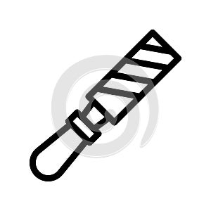 rasp line icon illustration vector graphic