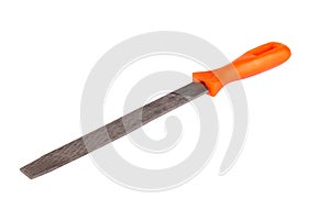 rasp tool isolated on white background wood