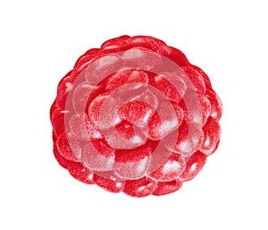 Raspberrie isolated on white