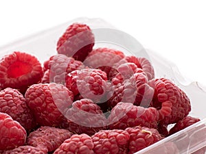 Raspberries Close Up