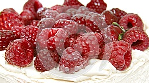Raspberries are great addition to summer salad