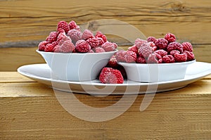 Raspberries still life