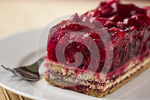 Raspberry cake