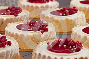 Raspberry Charlotte Cakes