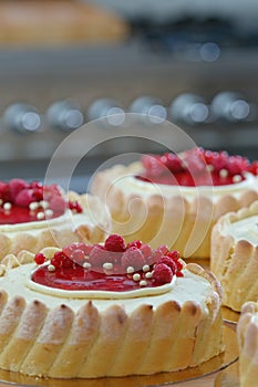 Raspberry Charlotte Cakes