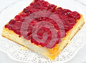 Raspberry cheese cake
