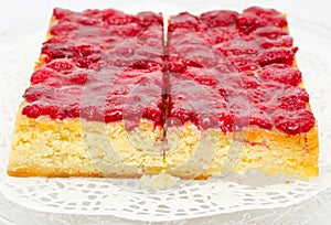 Raspberry cheese cake