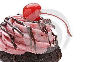 Raspberry Chocolate Cupcake