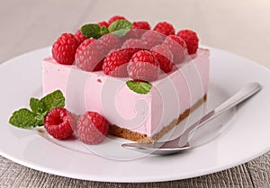 Raspberry dessert