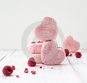 Raspberry dessert
