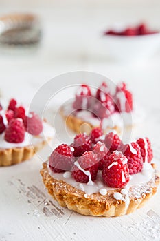 Raspberry frangipane
