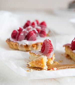Raspberry frangipane