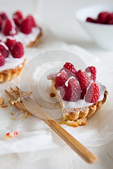 Raspberry frangipane