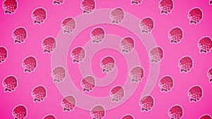 Raspberry Fruit Pattern Background