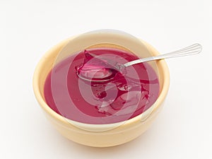 raspberry gelatin