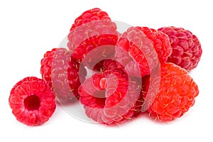 Raspberry. Raspberry isolated. Raspberry on white background