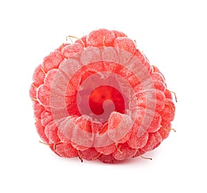 Raspberry isolated on white background