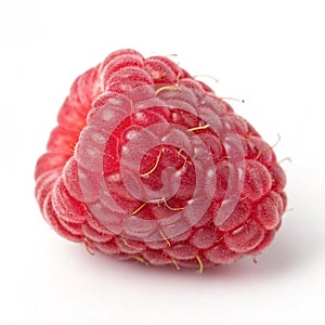 Raspberry isolated on white background