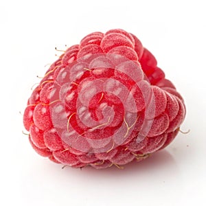 Raspberry isolated on white background